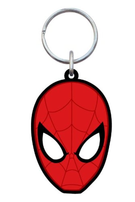 Marvel Spider-Man Soft Touch Key Ring, One Size, Red