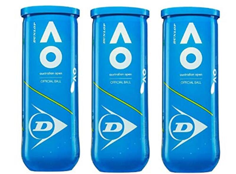 

Dunlop Australian Open Tennis Ball, Pack of 9, Blue