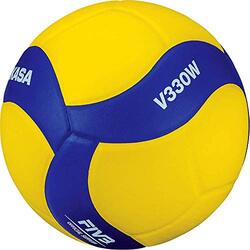 Mikasa Competition Volleyball, V330W, Multicolour