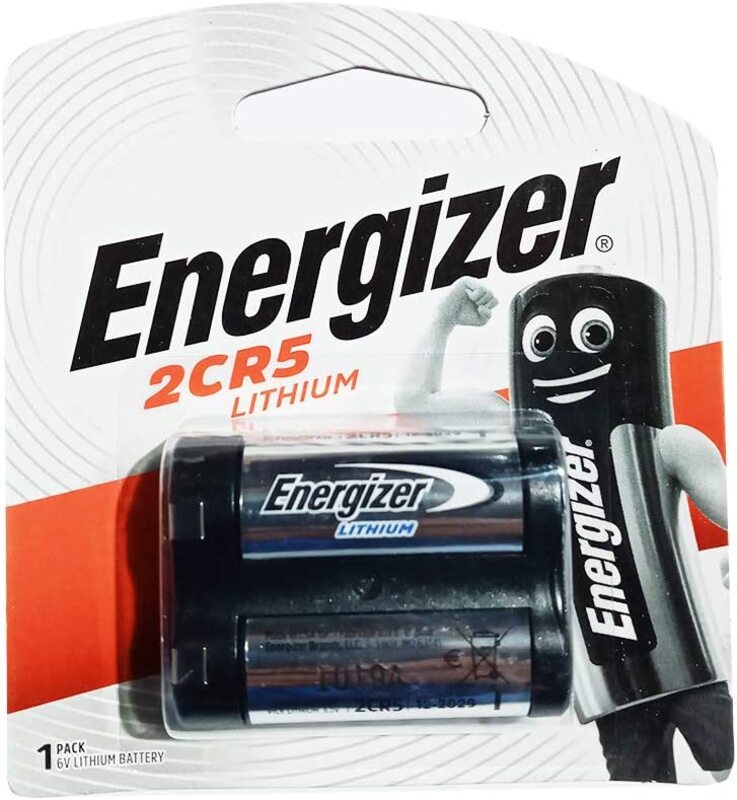 

Energizer Lithium Photo Battery 2CR5, Black