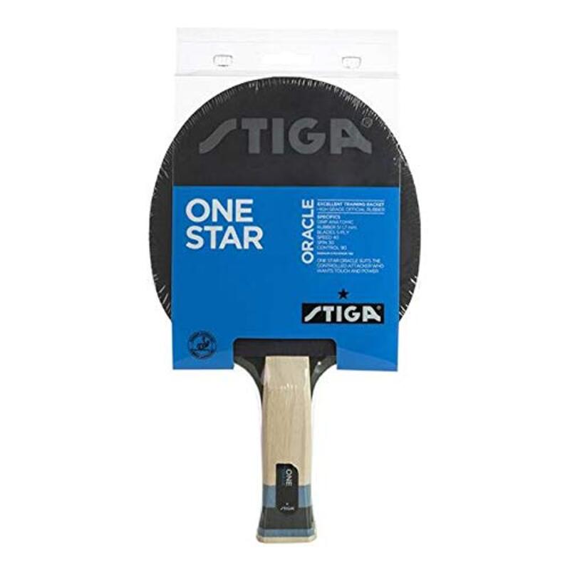 

Genetic Stiga Oracle 1 Star Table Tennis Bat, Black