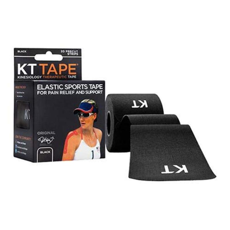 

KT Tape Pro 20 Precut Strips, Kttp-002998, Black