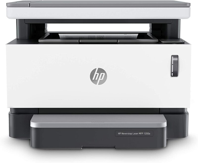 

HP Neverstop MFP 1200A Laser Printer, White/Grey