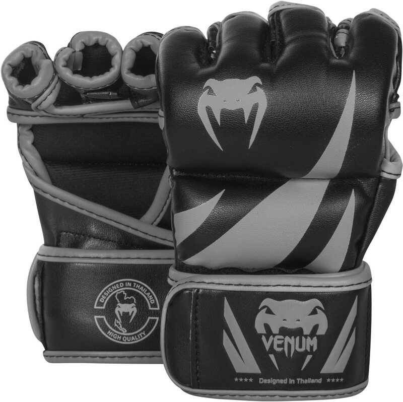 

Venum L/XL Challenger MMA Gloves Neo, Black/Grey