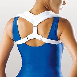 LP Support Clavic Brace, Medium, 901, White