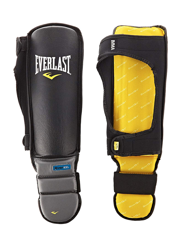 

Everlast L/XL Evergel Shin Guards, EV950XL, Black/Yellow