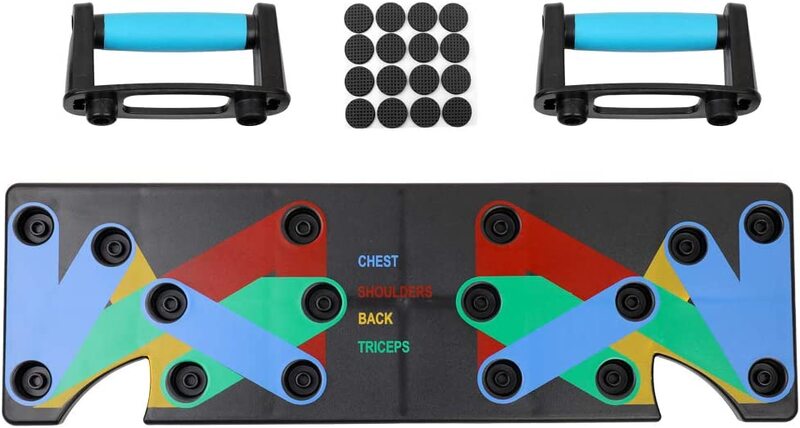 

Champion8 Household Multifunction Push Up Rack Board, 2 Pieces, Blue