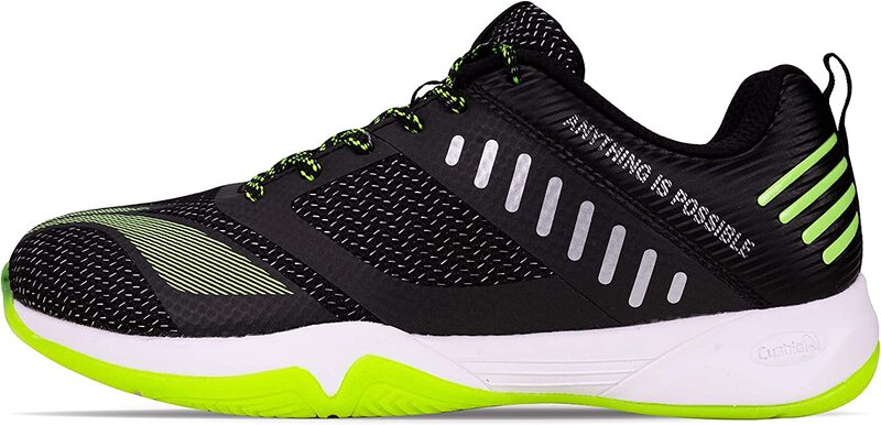 

Li-Ning One Size Cloud Ace X Non-Marking Badminton Shoes, Blue/Light Green