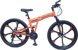 Montra Hercules Bikes Torro Folding Bicycle, 20 Inch, Matt Neon Red