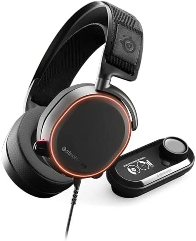 

Steelseries Arctis Pro with Wired Gaming Headset for PS5/PS4/PC, Black
