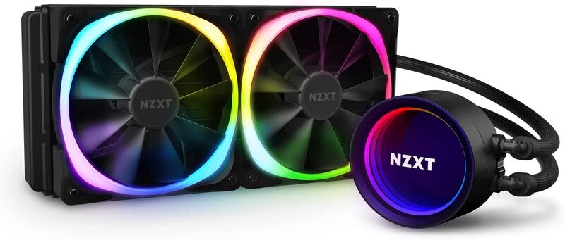 

NZXT Kraken X53 RGB Aio RGB CPU Liquid Cooler Included 2 Fans, 240mm, Rl-KRX53-R1, Black