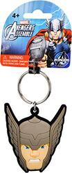 Marvel Avengers Thor Face Soft Touch Key Chain, One Size, Grey