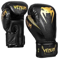 Venum 8 Ounce Combat Sports Boxing Gloves, Black