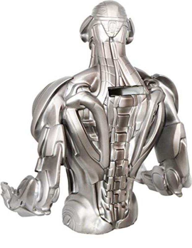 

Marvel Avengers 2 Ultron Bust Bank Action Figures, Silver