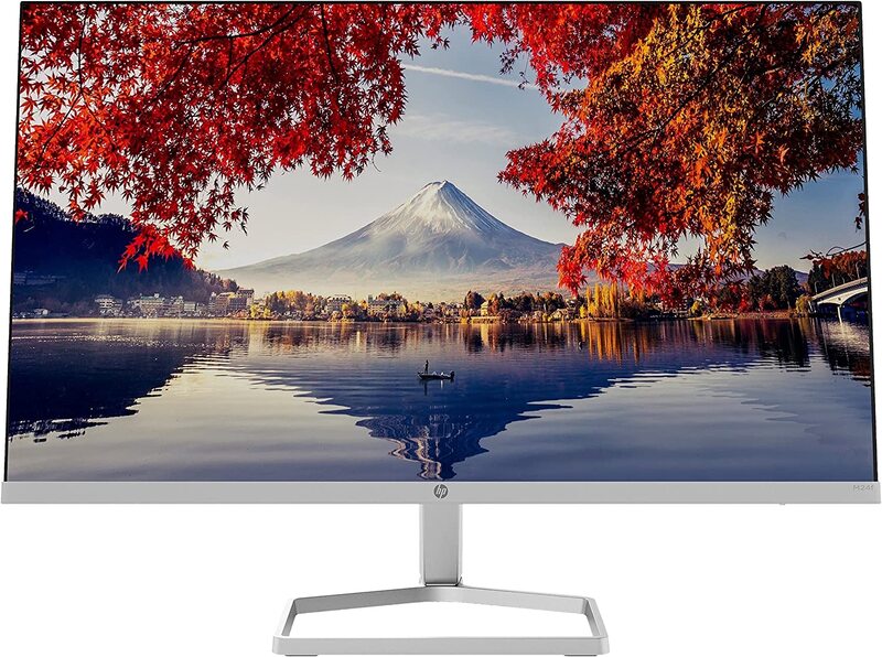 

HP 23.8 Inch Full HD IPS LCD M24F Monitor, Silver/Black