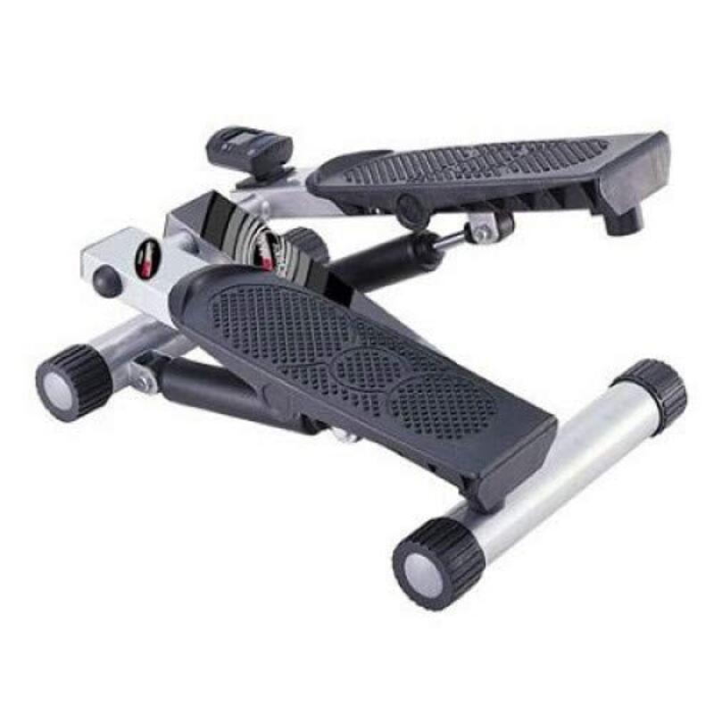 

Body Sculpture Mini Stepper, SOLX-BS-1122SHA-B, Silver/Gray