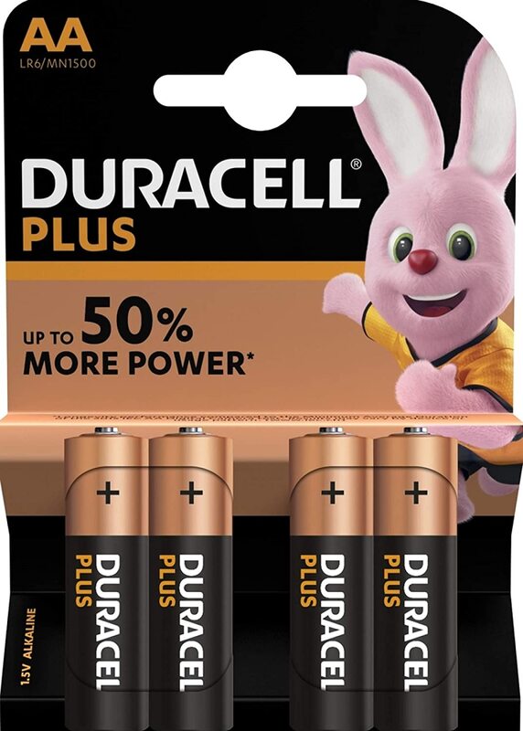 

Duracell Alkaline Batteries AA LR6, 12 Pieces, Black/Gold