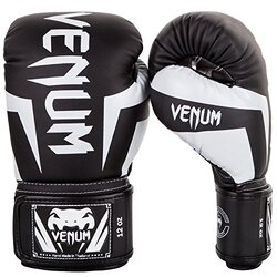 Venum 8 OZ Combat Sports Boxing Gloves, Black