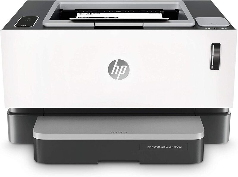 

HP Neverstop 1000A Laser Printer, White/Grey