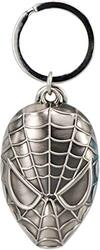 Marvel Avengers Spider Man Head Key Chain, One Size, Silver