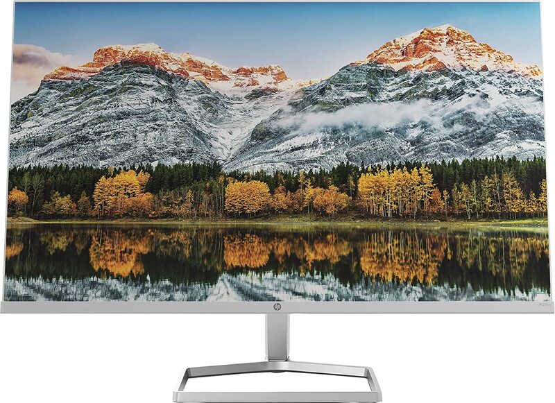 

HP 27 inch FHD LCD IPS Monitor, M27FW, Silver/White