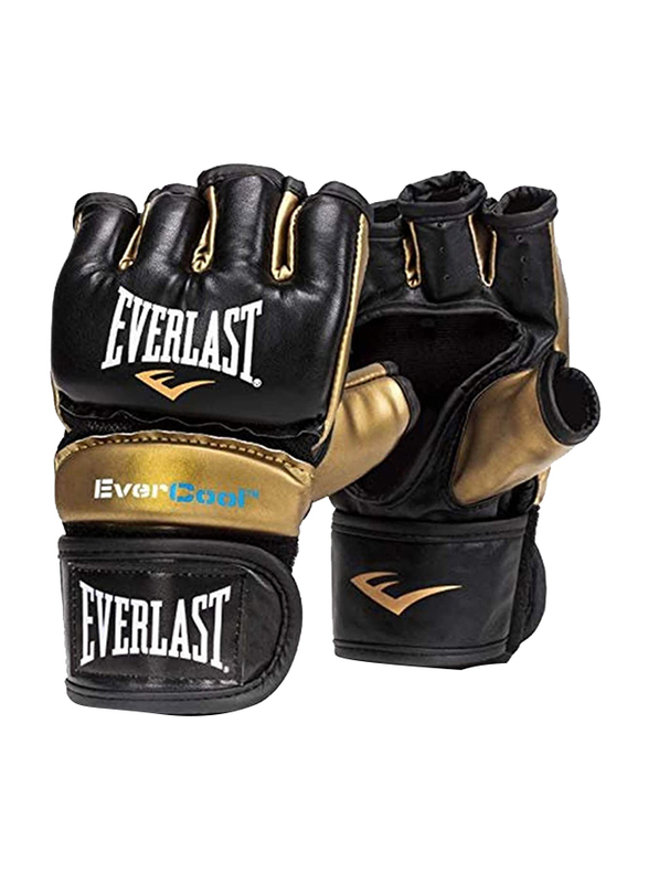 

Everlast M/L Everstrike Training Gloves for Men, EVP00000663, Black/Gold