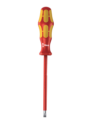 Wera 1.0x5.5x125mm VDE Slotted 160i Screwdriver, 5006120001, Red/Yellow