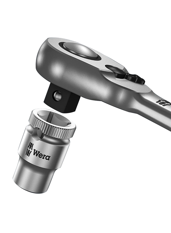 Wera Zyklop Ratchet Set Textile Box, 8100 SA 6/05004016001, Silver