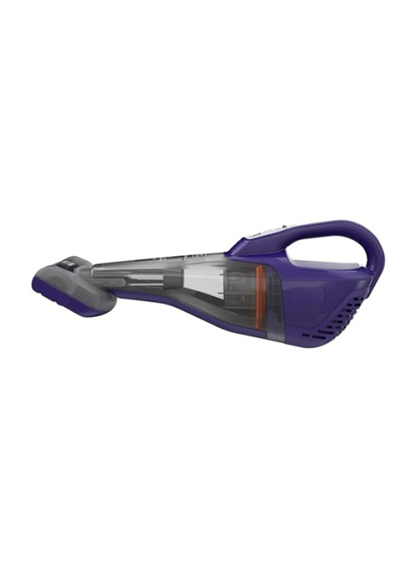 Black+Decker Dustbuster Pet 12V Handheld Vacuum Cleaner, DVB315JP-GB, Purple