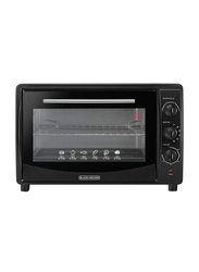 Black+Decker 45L Toaster Oven, 1800W, with Double Glass, TRO45RDG-B5, Black