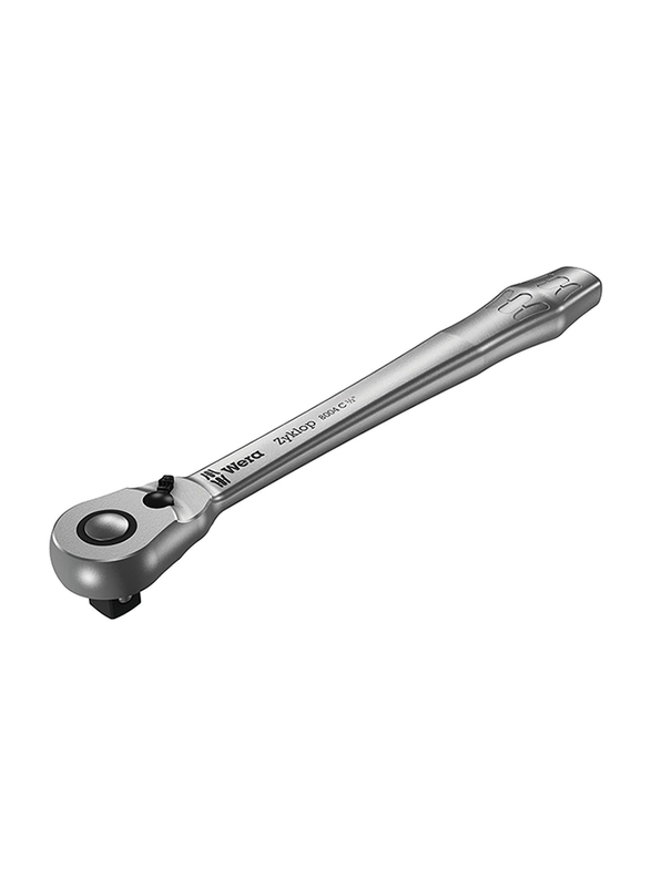 Wera Zyklop Ratchet Set Textile Box, 8100 SA 6/05004016001, Silver