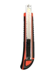 Yato 9mm Color Handle Utility Knife with Blades, YT7502, Red/Black