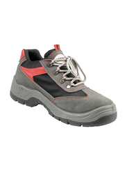 Yato Pueble S3 Low-Cut Suede Leather Safety Shoes with Lining, YT-80590, Grey, 46