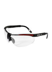 Yato Transparent Polybag Safety Glasses with Header, YT-7367 PL, Black