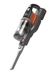 Black+Decker 18V 2.0Ah Stick Vacuum Cleaner, BHFEV182C-GB, Orange/Grey