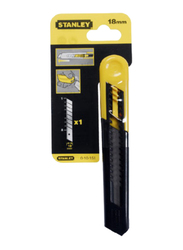 Stanley 160mm Snap-Off Knife, 0-10-151/10323-800, Black/Yellow