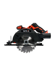 Yato Cordless Circular Saw 165mm 18V Tool Only Color Box, YT-82811, Orange/Black