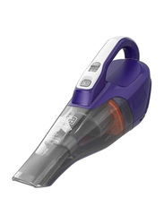 Black+Decker Dustbuster Pet 12V Handheld Vacuum Cleaner, DVB315JP-GB, Purple