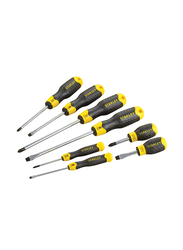 Stanley 8-Piece Cushion Grip Screwdriver Set, 0-65-011, Black/Yellow