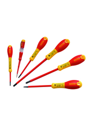 Stanley 6-Piece SL + PZ Insulated Screwdriver Set, 0-65-443, Orange/Yellow