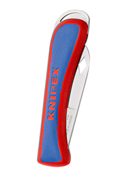 Knipex Folding Knife, 16 20 50 SB, Red/Blue