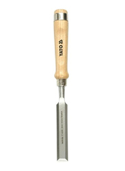 Yato 8mm Wooden Handle Double Blister Card Wood Chisel, YT-6241, Brown/Silver