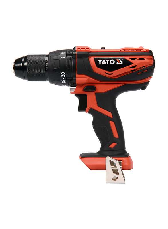 Yato Cordless Impact Drill 13mm 18V Tool Only Color Box, YT-82787, Orange/Black
