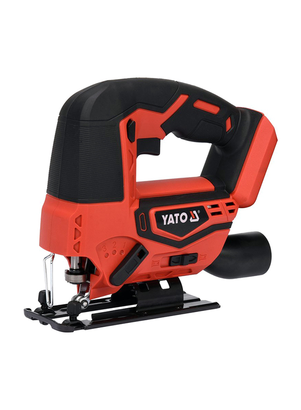 Yato Cordless Jig Saw 18V with 2.0Ah Tool Only Color Box, YT-82823, Orange/Black