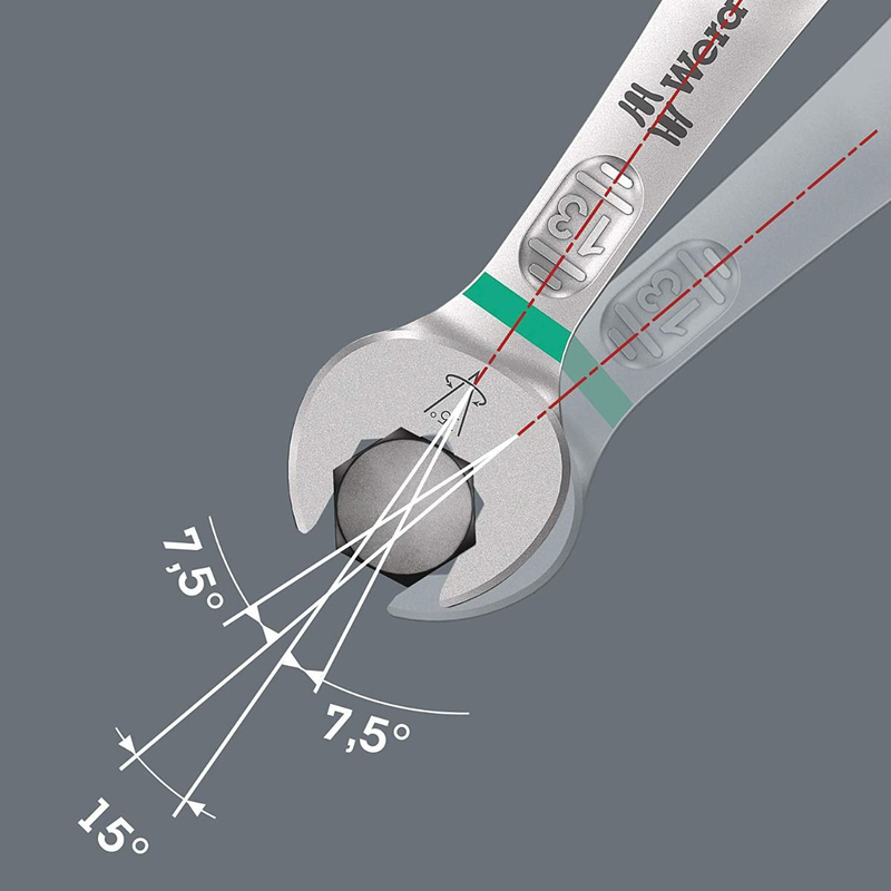 Wera 18mm 6003 Joker Combination Wrench, 05020209001, Silver