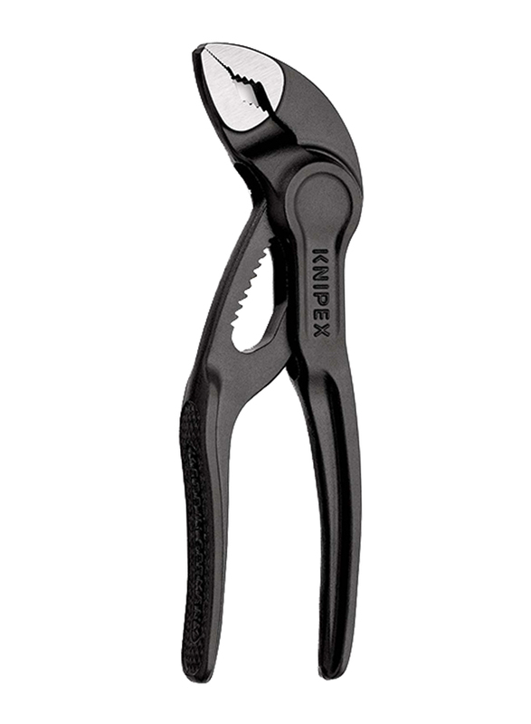 Knipex 100mm Groove Joint Mini Cobra XS Pliers, 87 00 100, Black