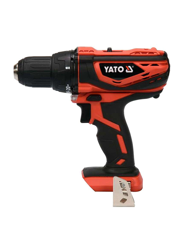 Yato Cordless Drill-Driver 13mm 18V Tool Only Color Box, YT-82781, Orange/Black