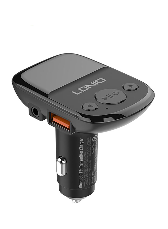 

Ldnio C706Q 25W Bluetooth 5.0 Player Car Charger, Black