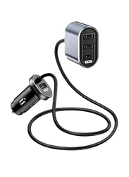 Totu DCCQ-006 4 Port Fast Car Charger, Black