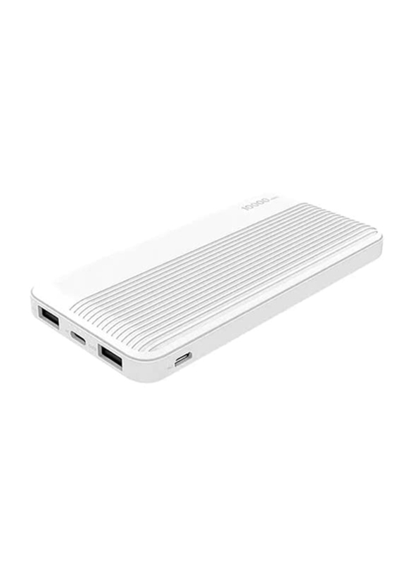 

10000mAh Universal Power Bank, White